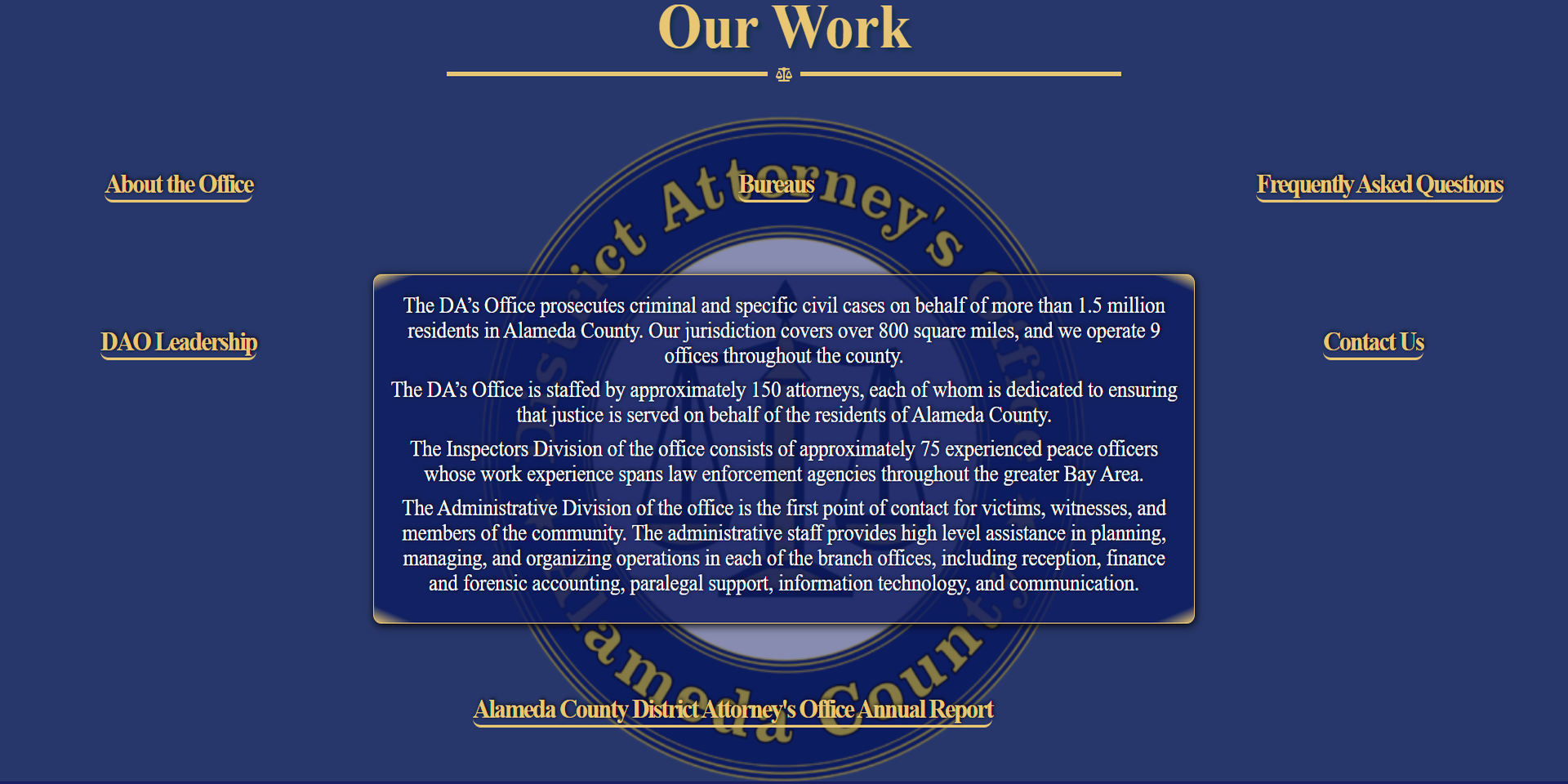 Our Work Page